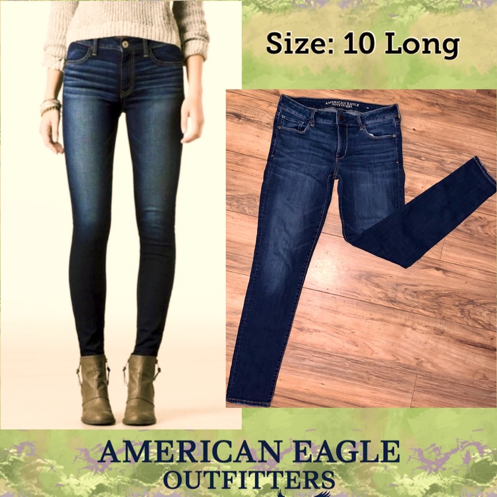 AEO Super Stretch Skinny Jeans, 10 Long